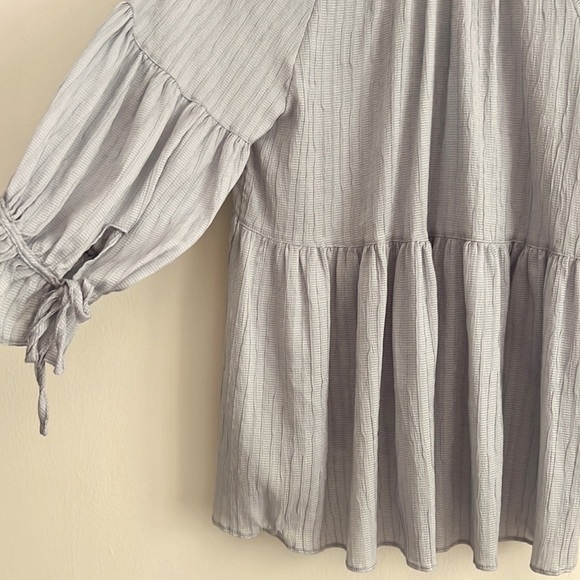 NWOT Blue Pepper Peasant Top Puff Sleeves - Picture 7 of 11